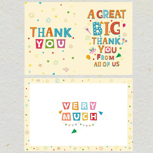 Gosknor 15.75x10.63in Large Thank You Card, Big Thank You Jumbo Giant Greeting Card Farewell with Envelope Retirement