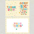 Gosknor 15.75x10.63in Large Thank You Card, Big Thank You Jumbo Giant Greeting Card Farewell with Envelope Retirement