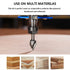 45 1/4 1/2 Inch SpeTool Degree V Groove Router Bit Carbide Tip V Bit with Shank Cutting Diameter CNC Woodworking