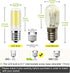 DiCUNO E17 LED Bulb Dimmable, Microwave Oven Bulbs, Daylight White 5000K, 3W (40W Incandescent Replacement), E17