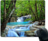 Smooffly Gaming Mouse Pad Custom, Waterfalls Creek Landscape, Non-Slip Thick Rubber, 9.5 x 7.9 Inch
