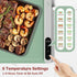 6 Settings, 23.6 inch) OKAN Electric Silicone Food Warmer Mat with Heat-Resistant Table Protector Temp Auto Shut-Off