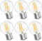 GvvooHome G16.5 LED Bulb Dimmable, 6W, 60 watt Equivalent, 4000K Neutral White