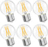 GvvooHome G16.5 LED Bulb Dimmable, 6W, 60 watt Equivalent, 4000K Neutral White