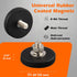 4Pack M6 Studs,24lbs MUTUACTOR Strong Neodymium Rubber Coated Magnets with Threaded Anti-Slip Magnetic Mount Heavy Duty