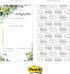 Boho Greenery Sticky Note Daily To-Do Planner, 50 Pages for Daily Tasks, Notes, Scheduling (6" x 10")