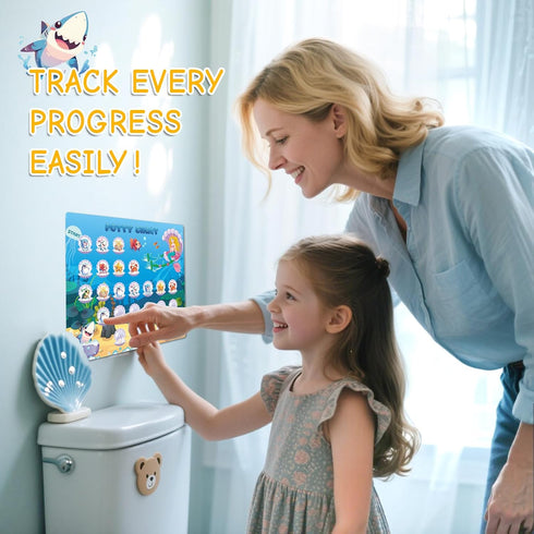 JIXZEN 3 1-3, 2-4, Reward(15 Potty Training Chart with Animal Themes Potty Training Stickers, Fun Potty Reward Chart