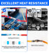450 PCS Solder Seal Wire Connectors - Waterproof Heat Shrink Butt Connector Kit for Marine Automotive