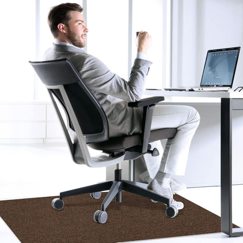 Clean,Coffee(40"x55") Sycoodeal Office Chair Mat for Hardwood Floor,Office Computer Gaming Chair Mat for Tile
