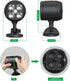 Motion Sensor Outdoor Lights, Battery Operated 600LM Motion Detector Lights for Outside, Black (1 Pack)