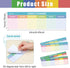 Weekly Planner Notepad, 200 Sheets, 2.8 x 9.5 Inch, Colorful Tear Off Calendar Pad for Office School Reminder Sticky Pad