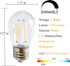 S14 Clear String Light Bulbs, 2W Plastic LED Replacement Bulbs for Outdoor Patio String Lights with E26 Base, Pack of 25 by Rolay