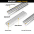 HR-22 15 Gauge 3/4'' Crown Galvanized D-Rings Hog Rings D Ring Staples for HR22 Plier, 1600 PCS/BOX