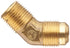 Anderson Metals Brass Tube Fitting, 45 Degree Elbow, 3/8" Flare