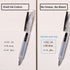 Ultra Fine Gel Pens, 12 Pack, Black Ink, 0.38mm Line-Size, Smooth Writing for Students and Professionals