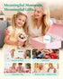 Memoking T02 Mini Sticker Printer - Thermal Printer Portable Label Maker Bluetooth Photo Printer Print Pods Inkless