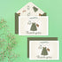 50 Pack 50 Sage Green Baby Shower Thank You Cards with Envelopes for Guests, Thank You Cards Bulk Blank Inside