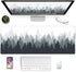 Galdas Gaming Mouse Mat Forest Background Pattern XXL XL Large Mouse Mat Long Extended Mouse Pad Desk Mat Non-Slip Rubber Mice Pads Stitched Edges Thin Pad (31.5 x 11.8 x 0.12 Inches) Tree by Galdas