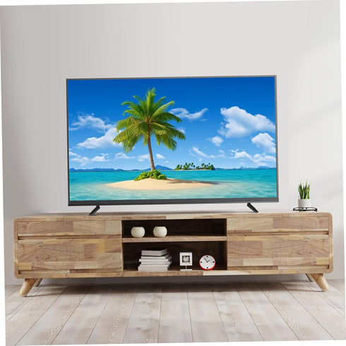 Zerodeko 2 Pcs Plastic Tv Mount Stand with Non Slip Base Pad Stable and Reliable Tv Holder Brackets for Screens