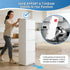 HUIXIHU 80 Lbs/Set, 4 Countertop (4, Self Adhesive Caster Wheels Heavy Duty Swivel Wheels for Furniture, Load Appliance