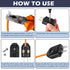 15 Pcs 2 Prong Replacement Plug, 125V 15A Male Power Plug for Small Appliances (Black)