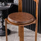FANGMING PU Leather Round Chair Cushion 12" 14" 16" Memory Foam Waterproof Stool