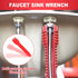 14-in-1 Multi-functional Sink Wrench: Faucet and Sink Installer Tool for Installing Pipes under Bathrooms and Kitchens