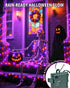 Kelumi 9.8ft 30 Halloween String Lights Battery Operated, Orange and Purple Fairy Lights with Timer Waterproof LED
