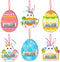 Easter Money Holder Cards Set of 6 Easter Eggs Bunnies Money Holder