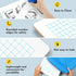 Magicfly Small White Board Grid, 9"x12" Mini Math Whiteboard for Students with 20 Pens and 16 Erasers