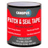 CANOPUS Heavy Duty Patch and Seal Tape, Waterproof for Indoor & Outdoor Use, 4" x 5' Black