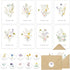 Rtisaeu 96 Pack Floral Thank You Cards with Envelopes, Wildflower Thank You Notes
