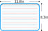 Dry Erase Lapboard Double Sided, Small Whiteboard with Lines for Kids, Perfect for Home & School Use