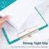 Fashion Glitter Acrylic Clipboards - Standard Letter Size, A4 Size 12.5" x 9", Cute Confetti Clipboards for Women