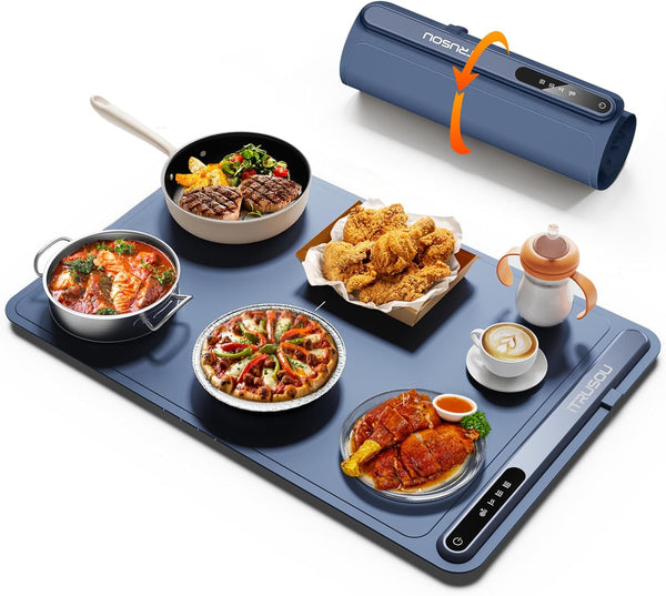 Warming Mat for Food (24"x16") - iTRUSOU 3-Year Classic Electric Warming Tray