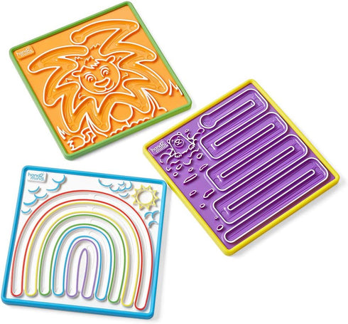 hand2mind Mindful Maze Boards, Tactile Sensory Toys for Toddlers, Calm Down Corner Supplies, Mindfulness for Kids