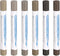 HARFINGTON Wood Filler Sticks 6 Colors Wooden Wax Touch Up Furniture Repair