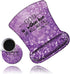 Ergonomic Mouse Pad with Wrist Support - Comfortable Gel Mouse Pad with Non-Slip Rubber Base for Office & Home + Cup