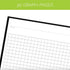 Rocketbook Matrix Smart Reusable Graph Notebook, Eco-friendly Isometric Notebook, Neptune Teal, Letter Size