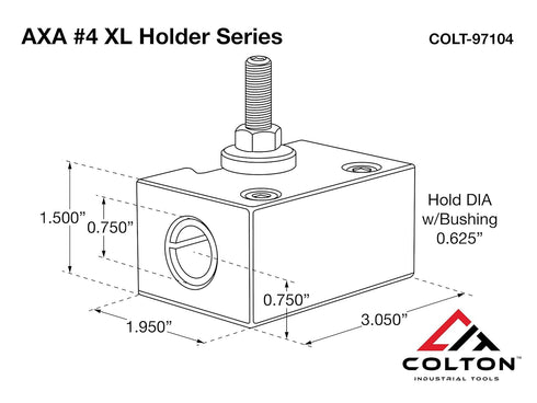AXA #4 ZiN Coated Quick Change Boring Bar Tool Holder