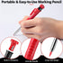 Hiboom Carpenters Pencil with 12 Refills and Spring Loaded Nail Set Tool for Heavy Duty Woodworking