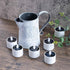 6 Pack Cool White Flickering Outdoor Waterproof Solar Powered Electric Candles, Solar LED Rechargeable Flameless Votive