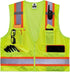 Ergodyne Unisex Two-tone Class 2 Surveyors Vest, Lime, Small-Medium