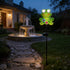 Rngmsi Garden Solar Lights Dynamic Eyes, Frog Solar Garden Lights Stake Outdoor Decorations, LED Lighting Frog Gifts