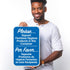 12x18 Inches, 55 Please Deposit Feminine Hygiene Products in This Container Bilingual Sign, mil Thick HDPS (high