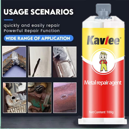 AB Glue Waterproof Sealant, All-Purpose Repair Glue, Casting Repair Glue for Metal, 2PCS Magic Welding Glue for