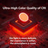 Sunset 16 360 Sunset Lamp Projection Spotlight with Remote RGB Colors for Influencer Video, Degree Rotation Light