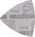 60 Pcs 240 Grits Triangular Oscillating Tool Sanding Paper, 3-1/8 Inch, Fit 80mm Sanding Pads