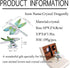 H&D HYALINE & DORA Crystal Dragonfly Figurine Gift - Green Diamond Decor Collectible Paperweight for Home Party