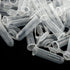 100PCS 2ml Centrifuge Tubes with Round Bottom, Graduated Pointed Bottom and Screw Cap